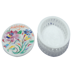 Handmade Beautiful Oval Shape Ring Box Inlaid Mother Of Pearl