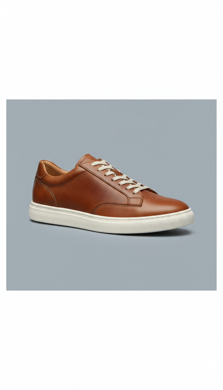 White Leather Classic Sneakers