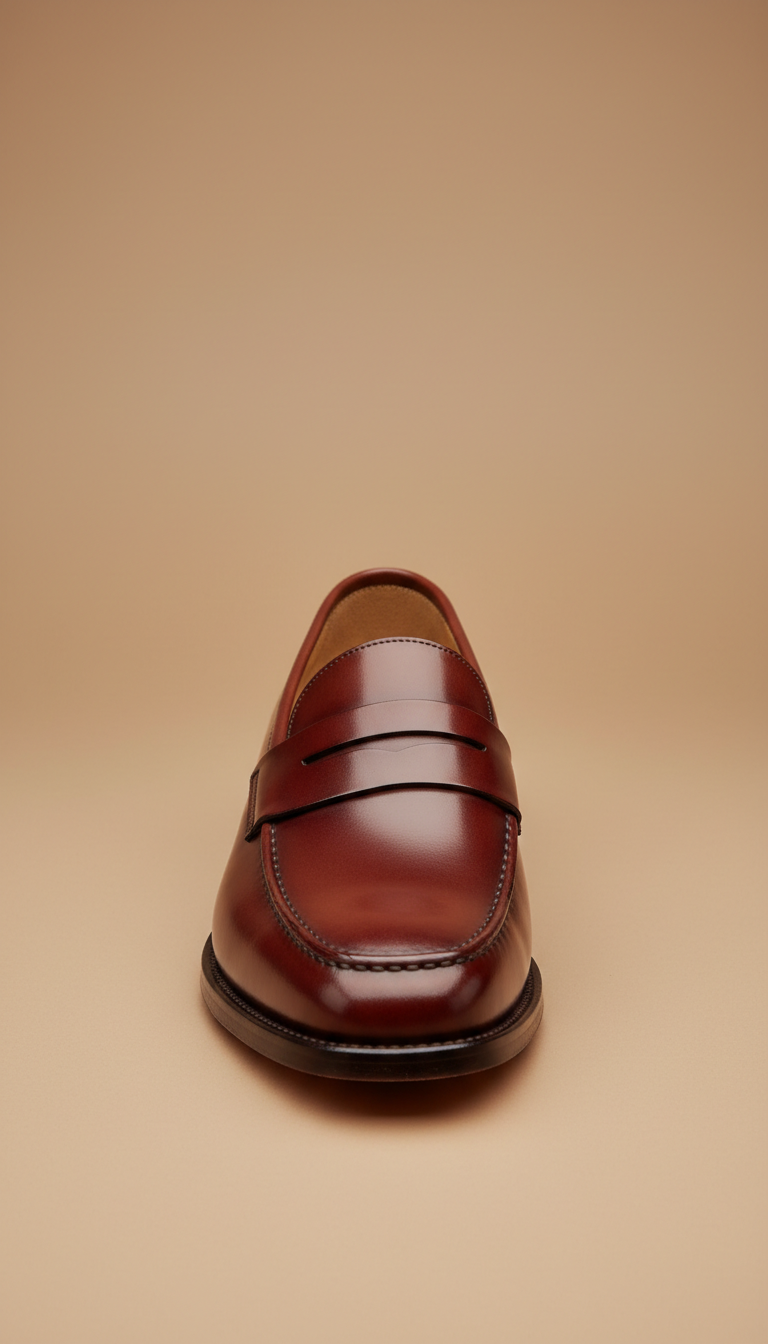 Chestnut Hand Stitched Formal Loafers