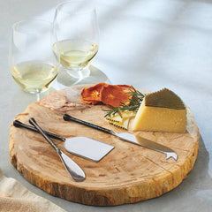 Rustic Natural Wood Cheese Board  Elegant Serving Platter for Entertaining