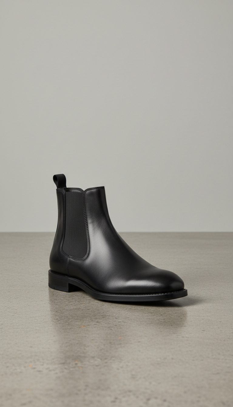 Classic Black Chelsea Boots