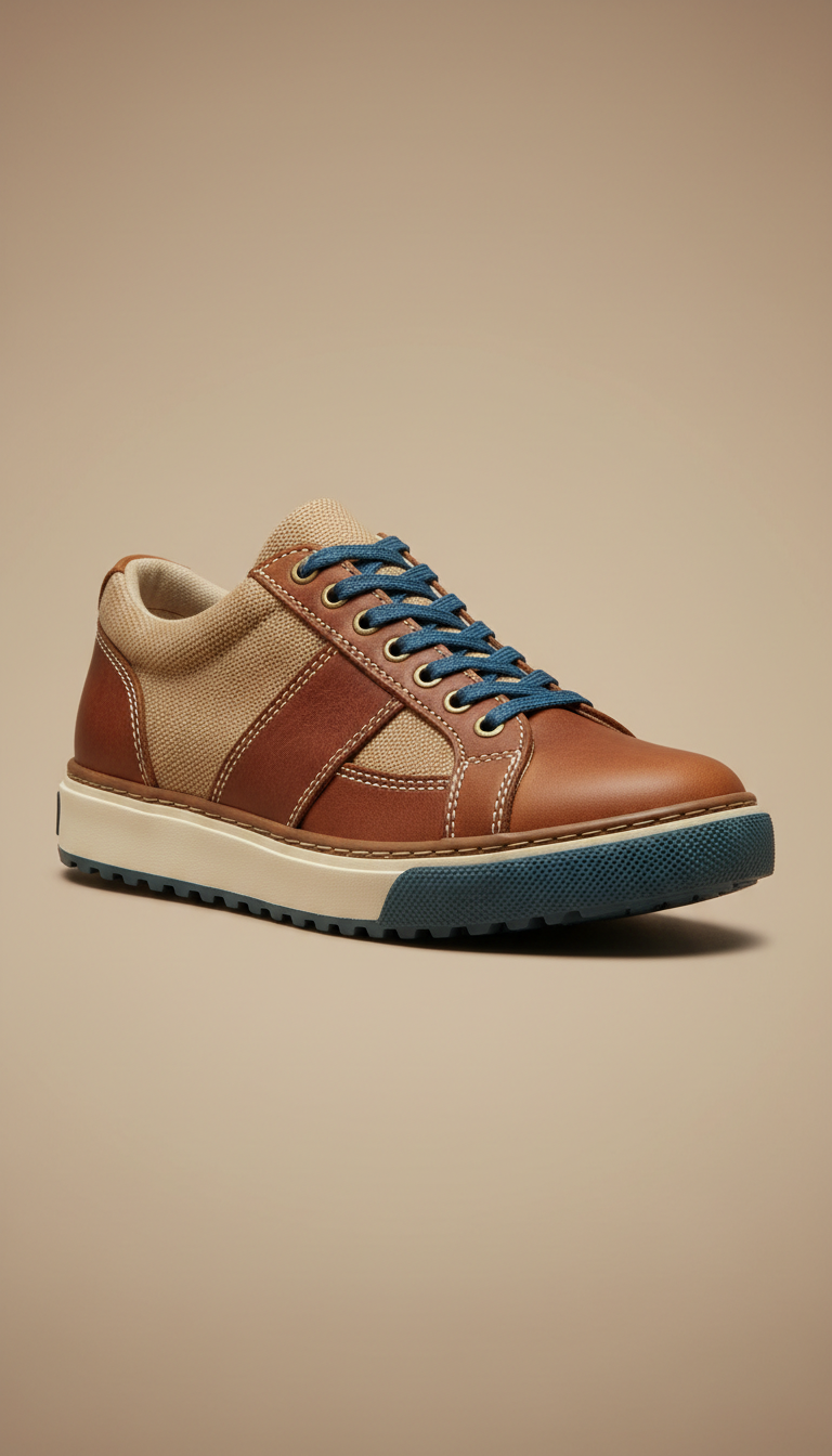 Saddle Brown Heritage Sneakers