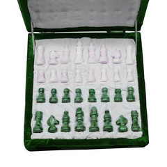 Lapis Lazuli Marble Chess Set – Handcrafted Luxury Board